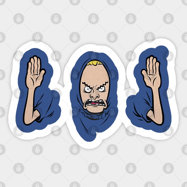 Cornholio Cilukba Sticker by sabargeh